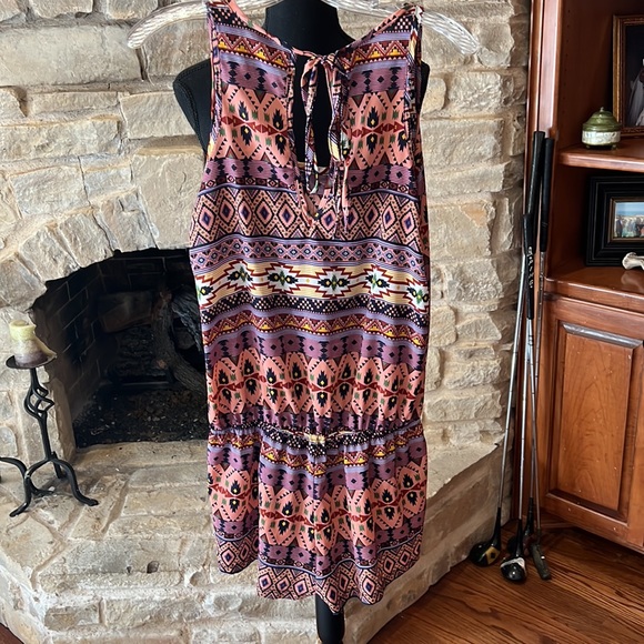 Geometric Colorful Romper - Picture 6 of 6